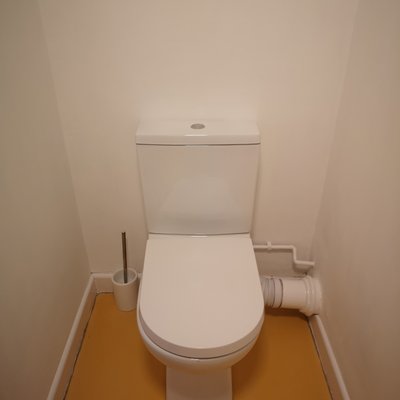 Close couple toilet