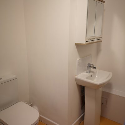 Toilet and basin