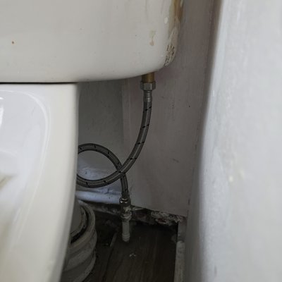 Replacing rigid pipework with flexible tap connector
