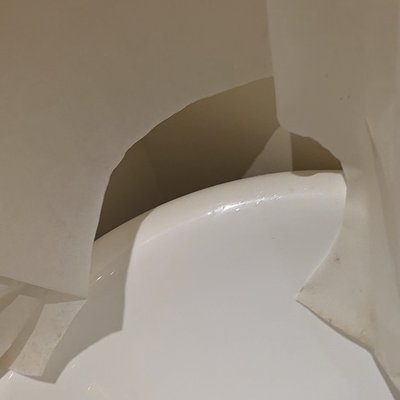 Toilet waste fitting clearance