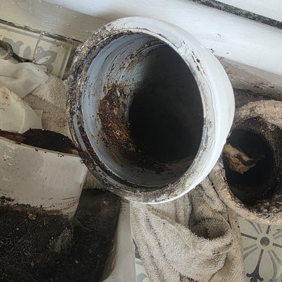 Waste fitting missing seal
